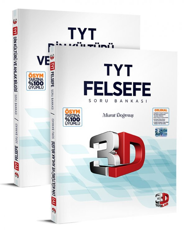TYT Felsefe + Din Kültürü ve Ahlak Bilgisi Soru Bankası - 3D Yayınları