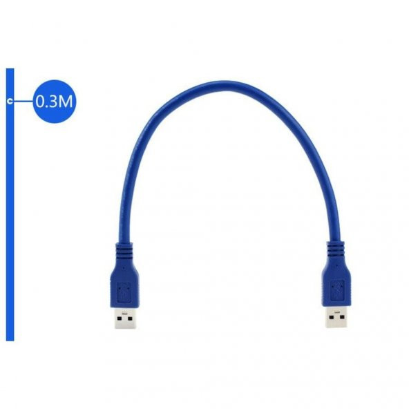 USB 3.0 Erkek Kablo Harici Harddisk Veri Data Aktarım - 2