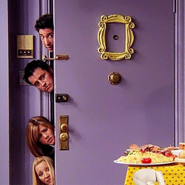 Drama Friends Monica Nın Kapı Minyatür Plastik Aparat - 3