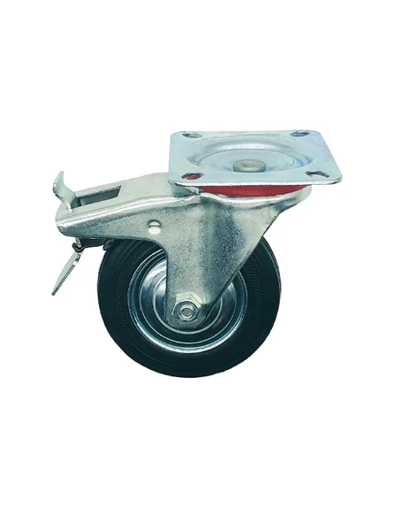 100 MM  DÖNER FRENLİ SERVİS TEKERİ ürün görseli 1