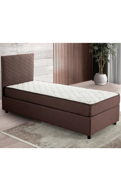 Günaydın Full Ortopedik  Bonel Yaylı Bambu Yatak  Beyaz 90x190 - Resim 3