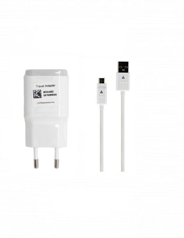 LG TAU300 Micro USB Orjinal Şarjı TAKIMI 1.8 A MCS-04ED - 2
