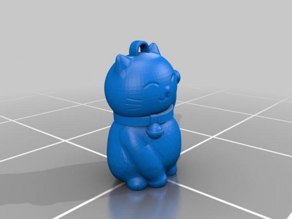 Şanslı Lucky  Cat Kedi Logo Oyuncak Organik Plastikten Çocuk Oyun - 3