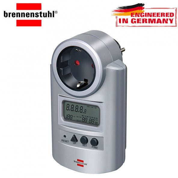 Brennenstuhl Primera-Line Watt Ve Akım Ölçer Pm 231 E Priz