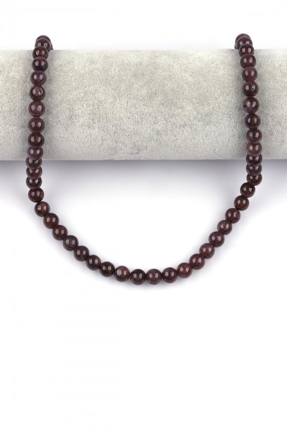 Yakut- Safir Doğal Taş Dizi 8mm Küre Kesim - 2