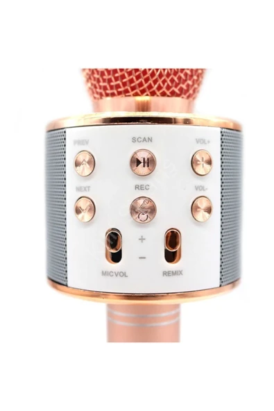 SOYDERE Ws-858 Karaoke Bluetooth Kablosuz Mikrofon Hoparlör Ses Kayıt - 6