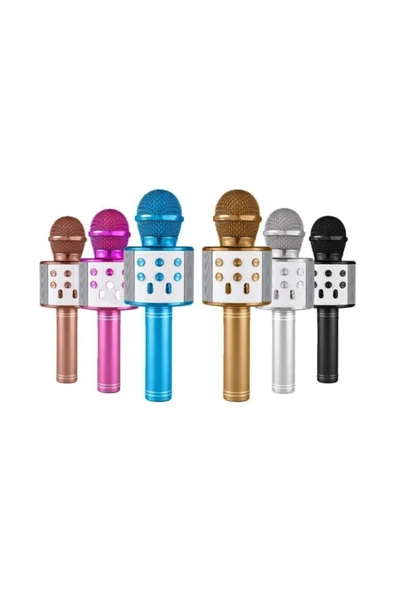ProDepo Concord Türkçe Yüksek Kalite Karaoke Mikrofon Hoparlör (C-8500) - Rose Gold - 2