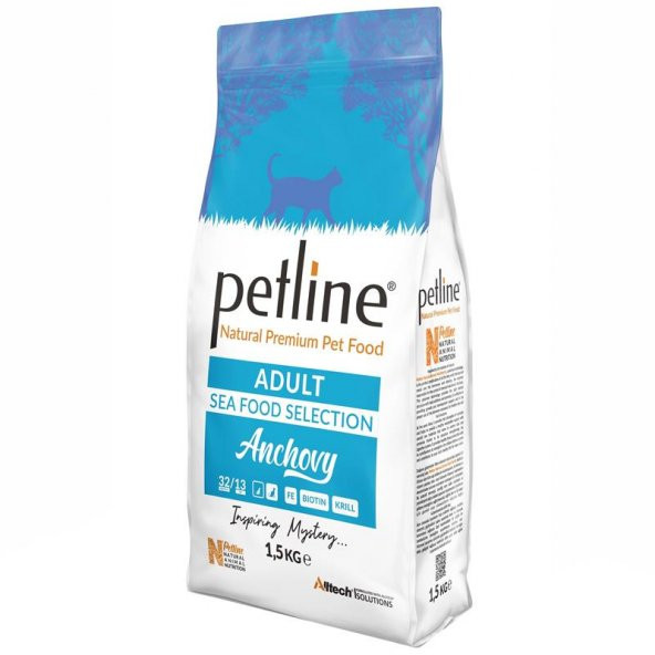 Petline Super Premium Yetişkin Kedi Maması Hamsili 1.5 Kg (Anchovy)