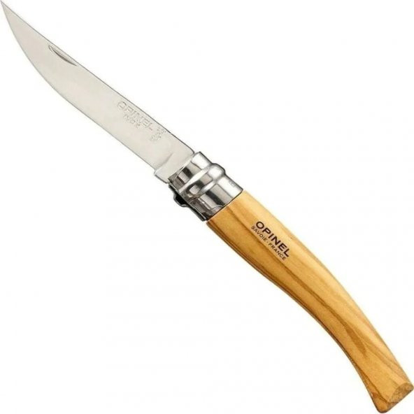 Opinel No.08 İnce Paslanmaz Çelik Katlanır Fileto Bıçağı