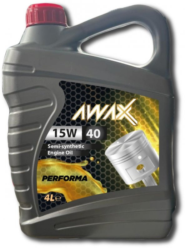 Awax 15W-40 Motor Yağı 4 L Üretim Yılı:2025