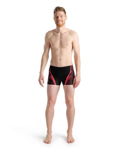 ARENA ERKEK ŞORT YÜZÜCÜ MAYOSU MEN'S TEAM SWIM SHORT GRAPHIC 005535500 YZM UK BEDEN - 3