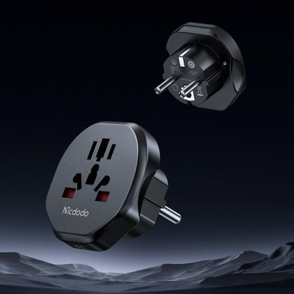 Mcdodo CP-4550 Priz Dönüştürücü Universal Seyahat Adaptörü-Siyah - 5