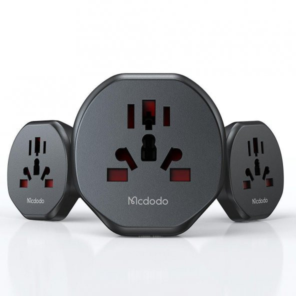 Mcdodo CP-4550 Priz Dönüştürücü Universal Seyahat Adaptörü-Siyah - 6