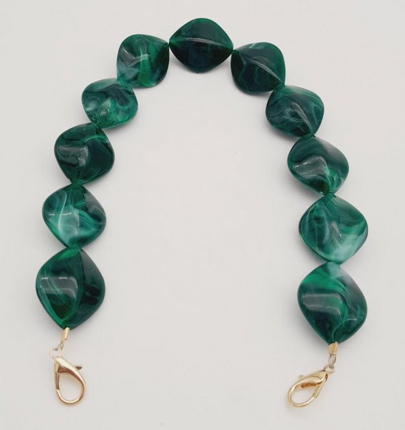 Angel Çanta Aksesuar 45 cm Kancalı Akrilik Zincir Light Gold Metalli No:12 - 2