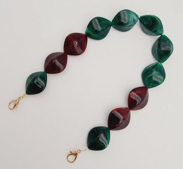 Angel Çanta Aksesuar 45 cm Kancalı Akrilik Zincir Light Gold Metalli No:13 - 3