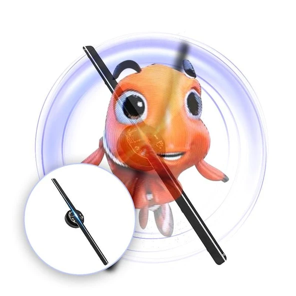 Ayt Hello F-1 Smart 3D 170° Görüş Açısı 12 V Hologram Fan 430x430x39Mm