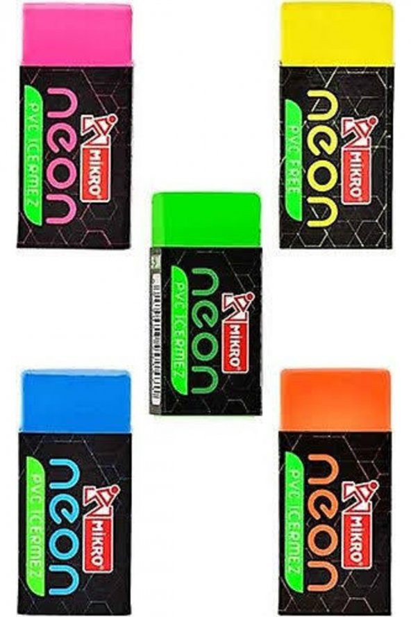 Neon Silgi Seti 5’li
