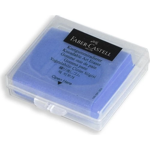 Faber-Castell Faber Castell Kare Kutu Hamur Silgi - Mavi