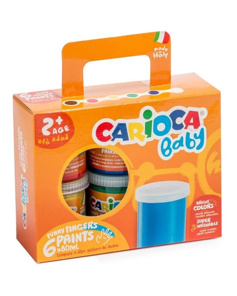 Carioca Baby Parmak Boya ve Carioca Baby Marker 2 Adet Boyama Seti - 3