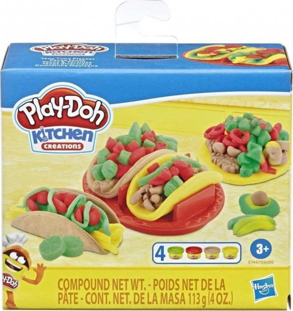 Play-Doh Kitchen Creations Şefin Mutfağı Taco Zamanı Oyun Hamuru