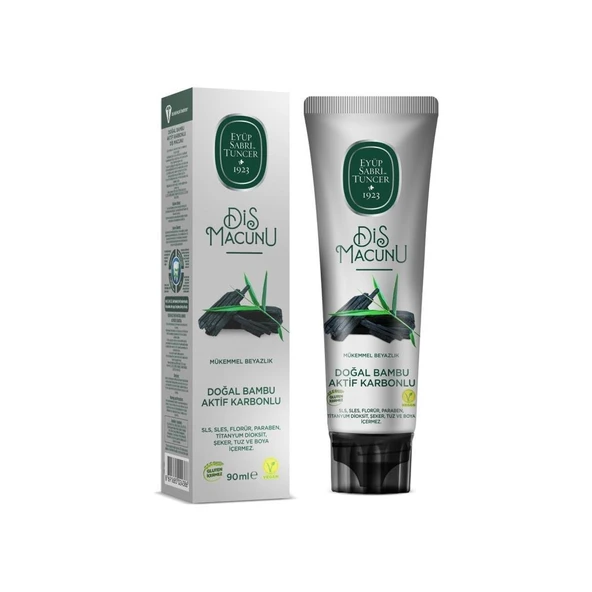 Eyüp Sabri Tuncer Diş Macunu 90ml Doğal Bambu Karbonlu