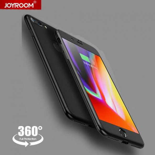 JOYROOM İPHONE 7-8  3İN1360 CASE SİYAH - Resim 2