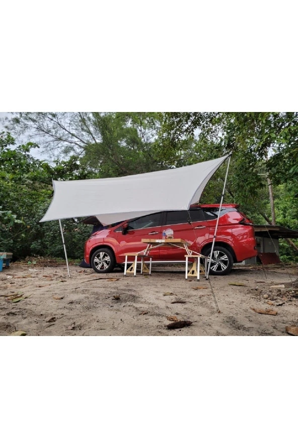 Portatif Güneşlik Tente  Su Geçirmez Plaj Şemsiyesi Bahçe Teras Çardak 440x300 - 7