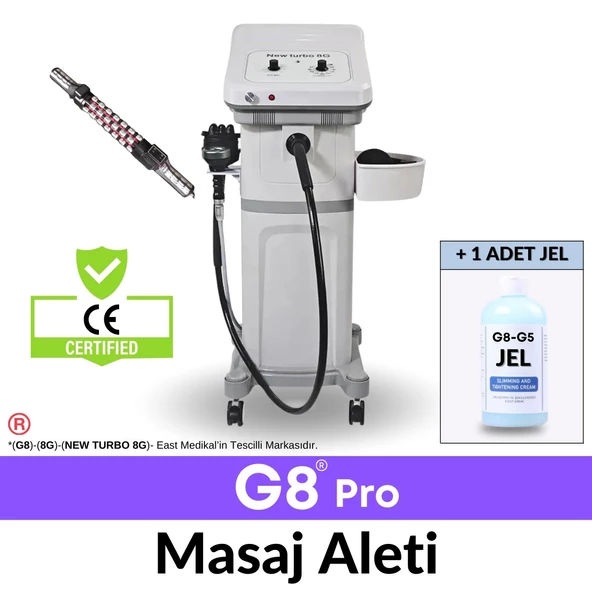 G8 Pro Masaj Aleti, Radyo Frekans+Vakum-Masaj-Zayıflama+G5 MASAJ IN ÜST MODELİ+1ADET JEL