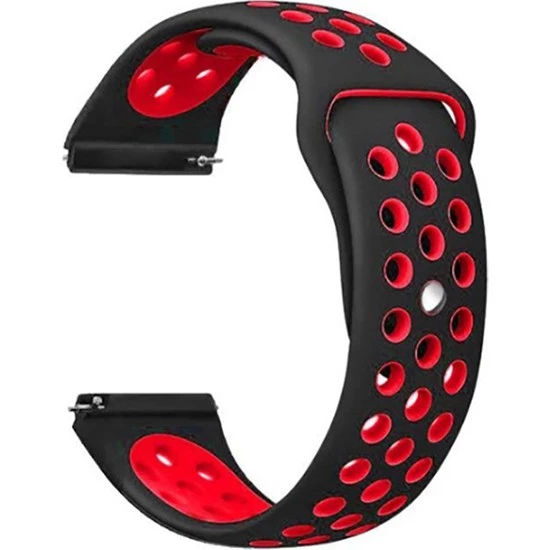 Gpack Samsung Galaxy Watch 6 44mm Kordon Delikli Çift Renk Silikon - 6