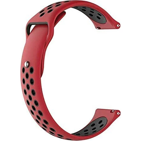 Gpack Samsung Galaxy Watch 6 44mm Kordon Delikli Çift Renk Silikon - 2