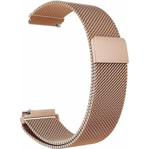 Gpack Samsung Galaxy Watch 6 44mm Kordon Hasır Metal Örgülü Ayarlanabilir - 4