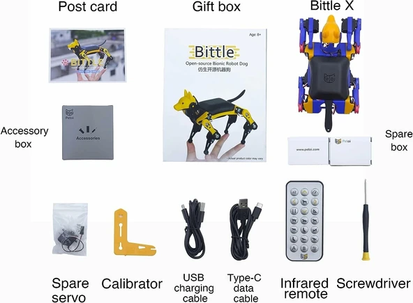 Petoi Robot Köpek Bittle X (Önceden Monte Edilmiş) Robotik Kiti - 4