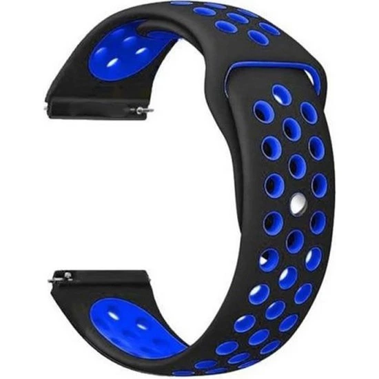 Gpack Samsung Galaxy Watch 6 44mm Kordon Delikli Çift Renk Silikon - 4
