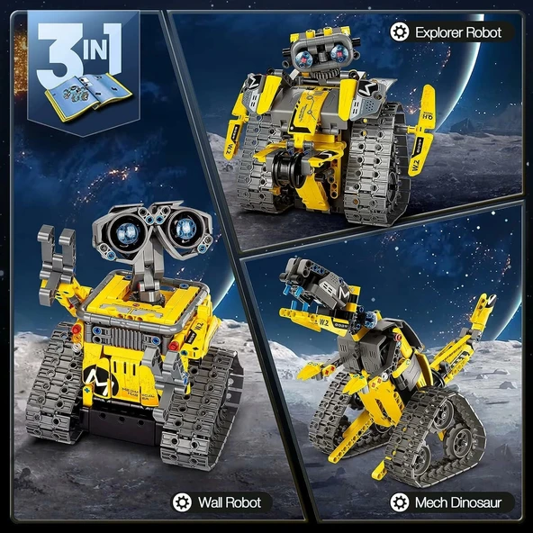 Sillbird STEM Yapı Oyuncakları, 3'ü 1 Arada (434 Parça) - 2