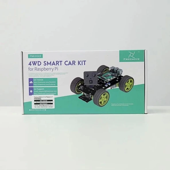 FREENOVE 4WD Akıllı Araç Kiti - Raspberry Pi Robot İçin - 3