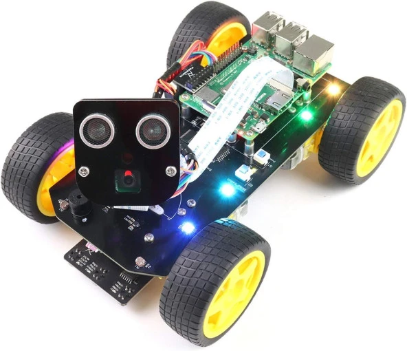 FREENOVE 4WD Akıllı Araç Kiti - Raspberry Pi Robot İçin