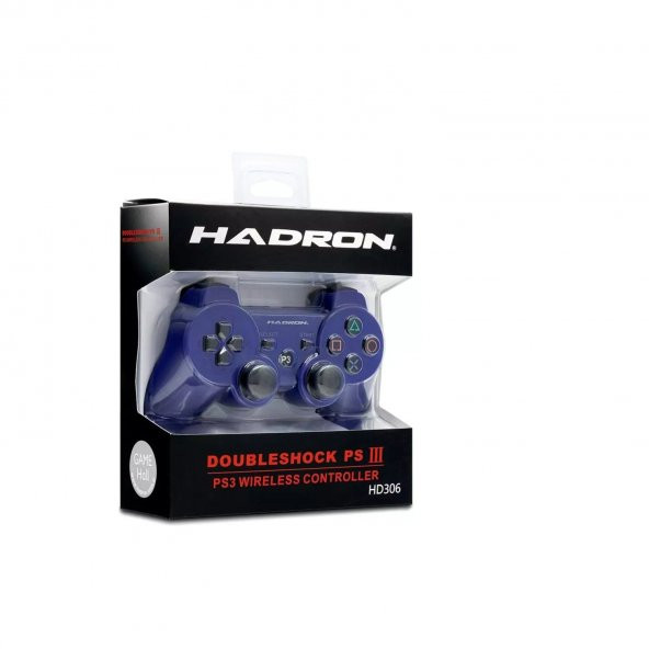 HADRON HD306M OYUN KOLU PS3 MAVİ ANALOG BLUETOOTH OYUN KOLU - 3