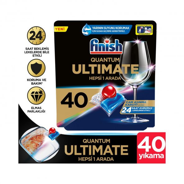 Finish Quantum Ultimate 40x2 80 Tablet Bulaşık Makinesi Deterjanı