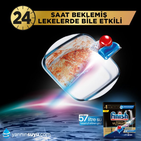 Finish Quantum Ultimate 40x2 80 Tablet Bulaşık Makinesi Deterjanı - 3