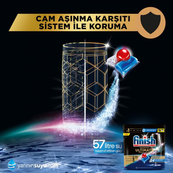 Finish Quantum Ultimate 40x2 80 Tablet Bulaşık Makinesi Deterjanı - 4