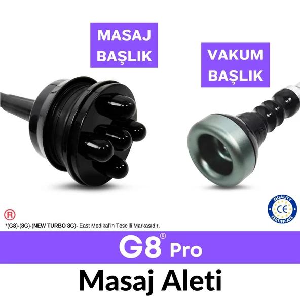G8 Pro Masaj Aleti, Radyo Frekans+Vakum-Masaj-Zayıflama+G5 MASAJ IN ÜST MODELİ +3 ADET YAĞ - 4