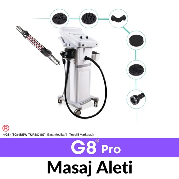 G8 Pro Masaj Aleti, Radyo Frekans+Vakum-Masaj-Zayıflama+G5 MASAJ IN ÜST MODELİ +3 ADET YAĞ - 2