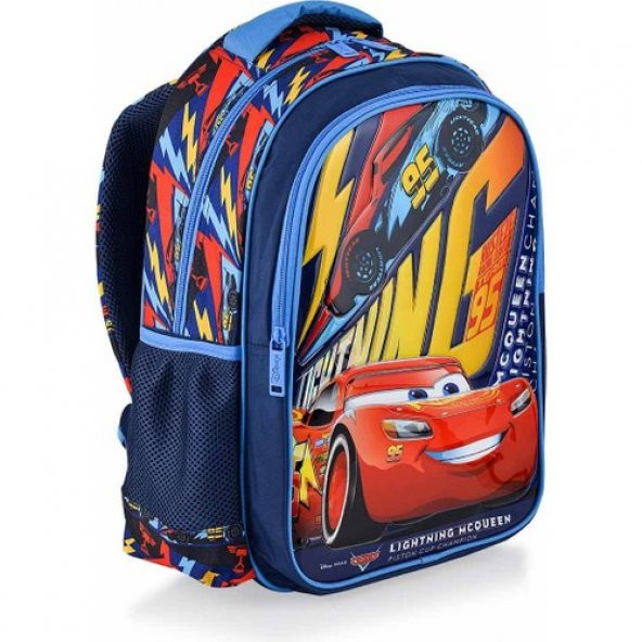 010 Şahin - Otto-48234 48234 Cars İlkokul Çantası Salto Champıon - 2