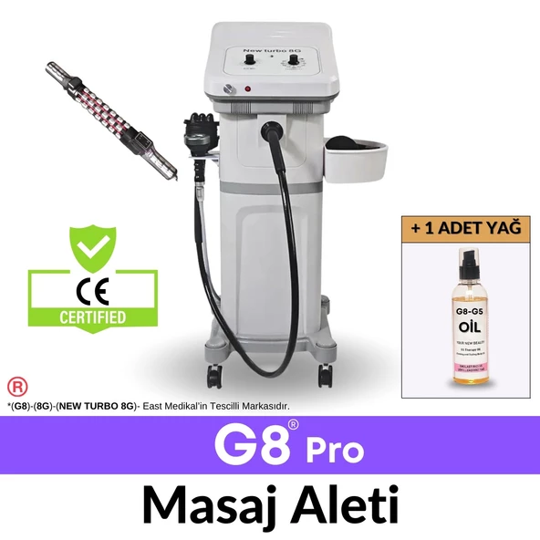 G8 Pro Masaj Aleti, Radyo Frekans+Vakum-Masaj-Zayıflama+G5 MASAJ IN ÜST MODELİ +1 ADET YAĞ