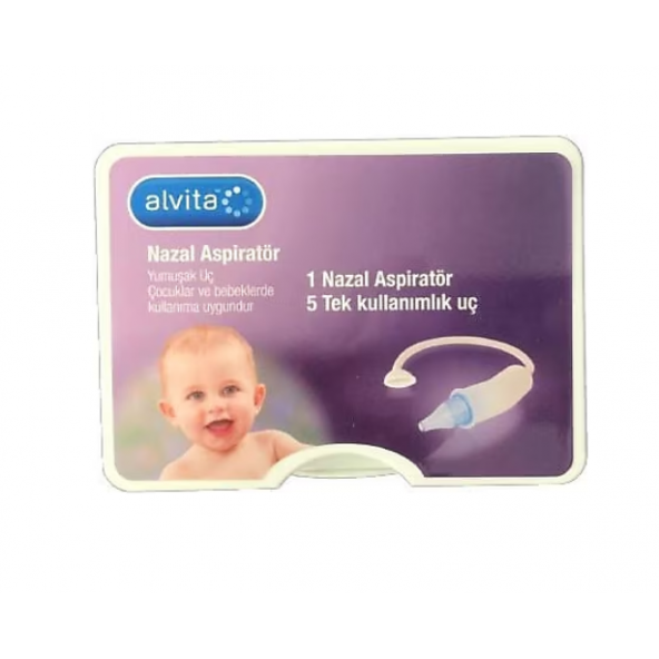 Alvita Nazal Aspiratör ve Yedek Uç 5li