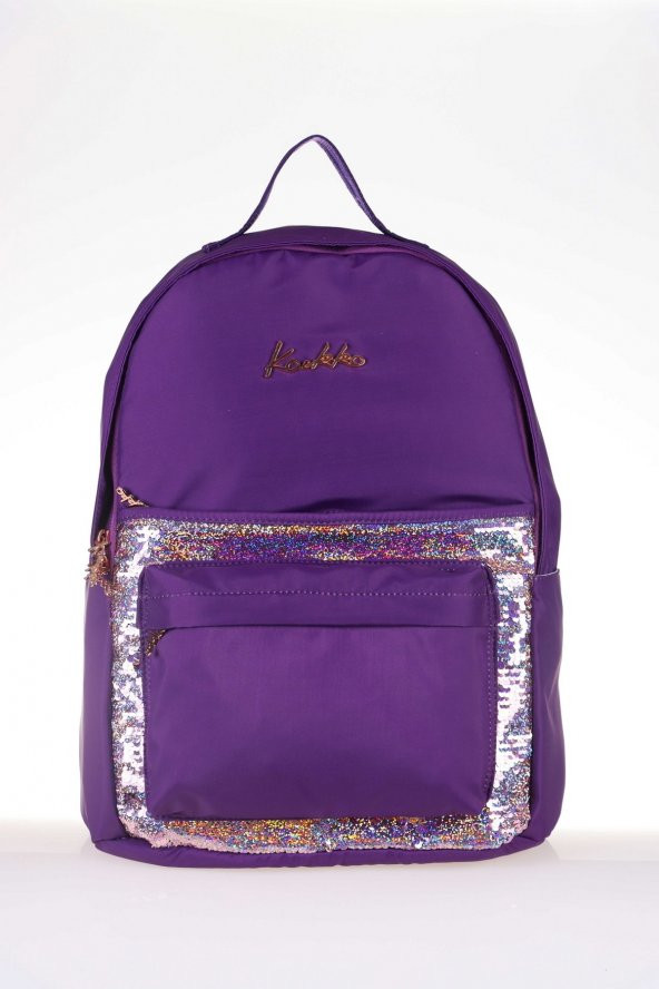 Magical Okul Çantası 41x31x18 Pullu Mor (k1356) - 4