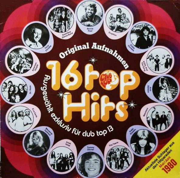 16 Top Hits - Aktuellste Schlager Aus Den Hitparaden Mai/Juni 1980 Funk / Soul, Pop tarz Plak alithestereo - 2
