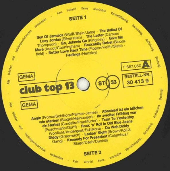 16 Top Hits - Aktuellste Schlager Aus Den Hitparaden Mai/Juni 1980 Funk / Soul, Pop tarz Plak alithestereo - 3