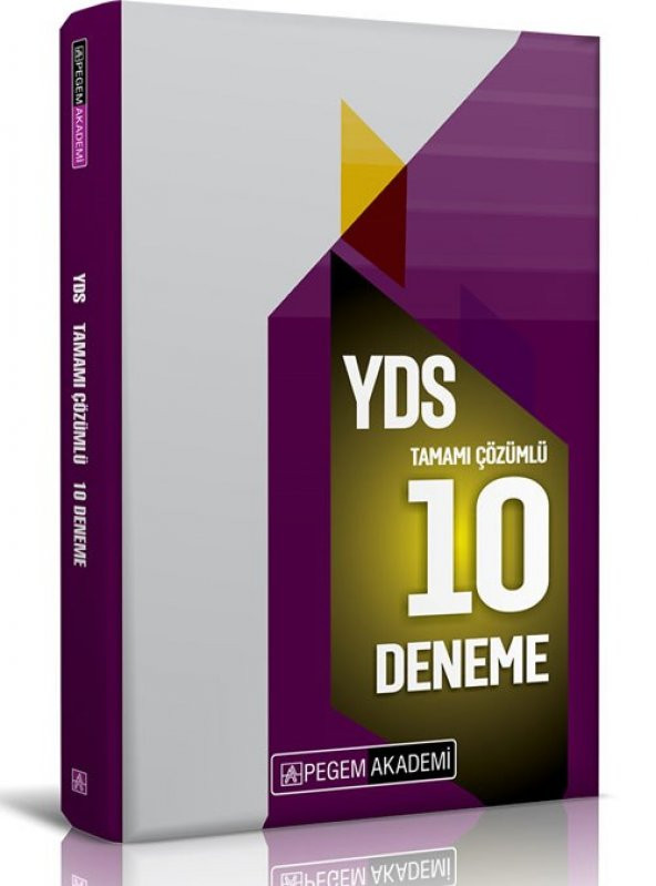 YDS Tamamı Çözümlü 10 Deneme - Pegem Akademi