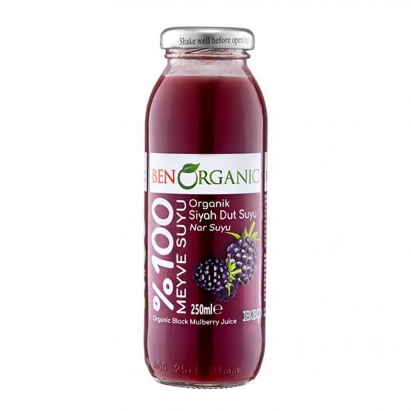 Organik Siyah Dut Suyu - 250ml - BenOrganic